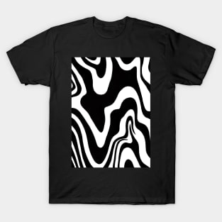 Abstract Liquid Swirl T-Shirt